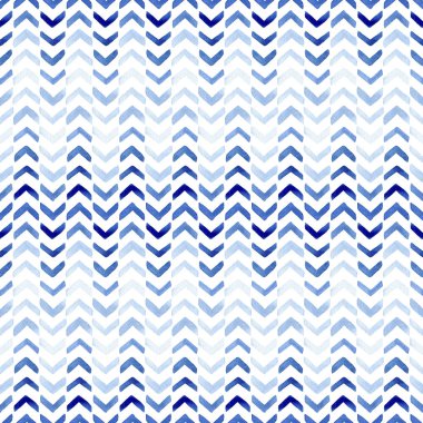 Mavi oklarla suluboya seamless modeli. Modern arka plan, illüstrasyon. Tekstil, duvar kağıdı, ambalaj kağıdı, vb için şablon.