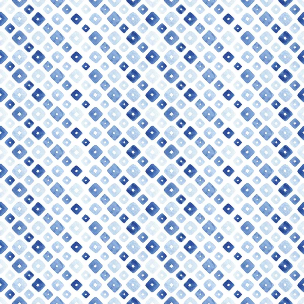 Aquarel naadloze patroon met Rhombus. — Stockfoto