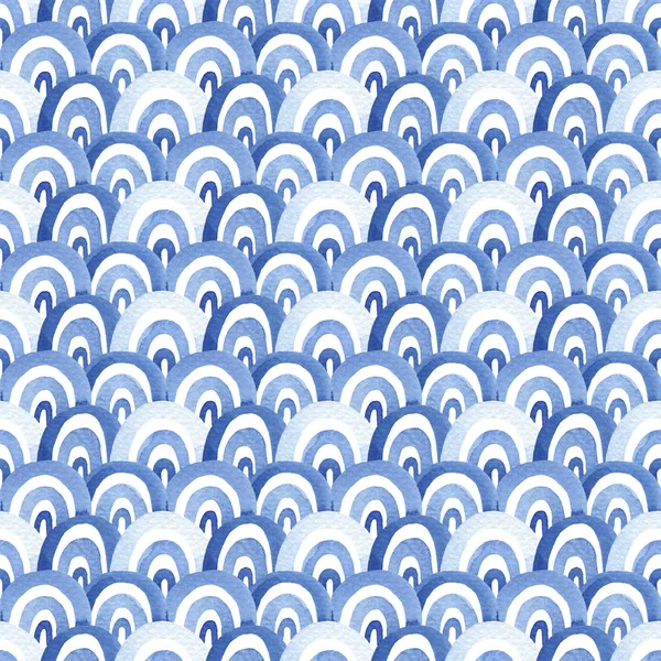 Seamless pattern with sea waves. — Stock Photo, Image