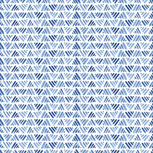 Aquarell nahtloses Muster mit Linien. — Stockfoto
