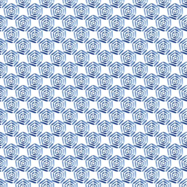 Aquarel naadloze patroon met polka dots. — Stockfoto
