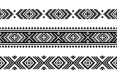 Aztek tarzı vektör süsü. 