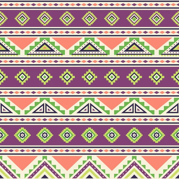 Tribal geometric seamless pattern. — Stock Vector