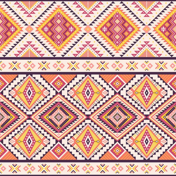 Tribal geometric seamless pattern. — Stock Vector