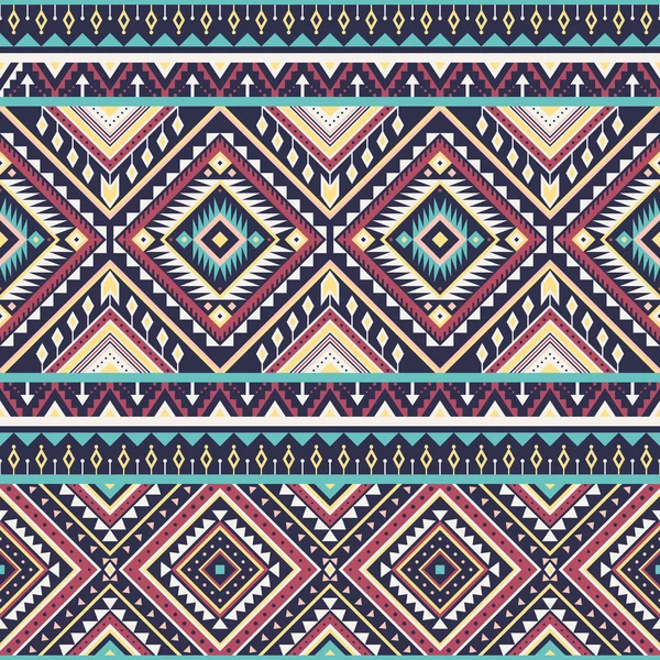 Modèle géométrique tribal sans couture . — Image vectorielle