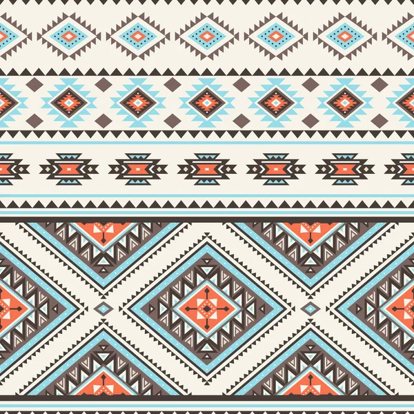 Tribal geometric seamless pattern. — Stock Vector