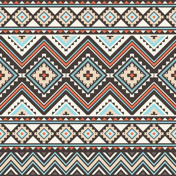 Tribal geometrische naadloze patroon. — Stockvector