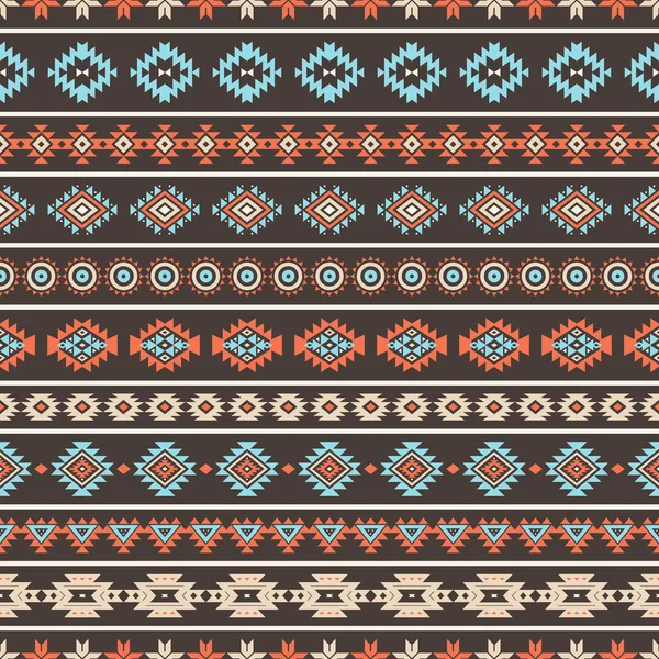 Tribal geometric seamless pattern. — Stock Vector