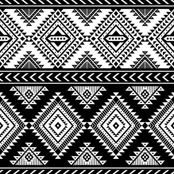 Aztec seamless mönster. — Stock vektor