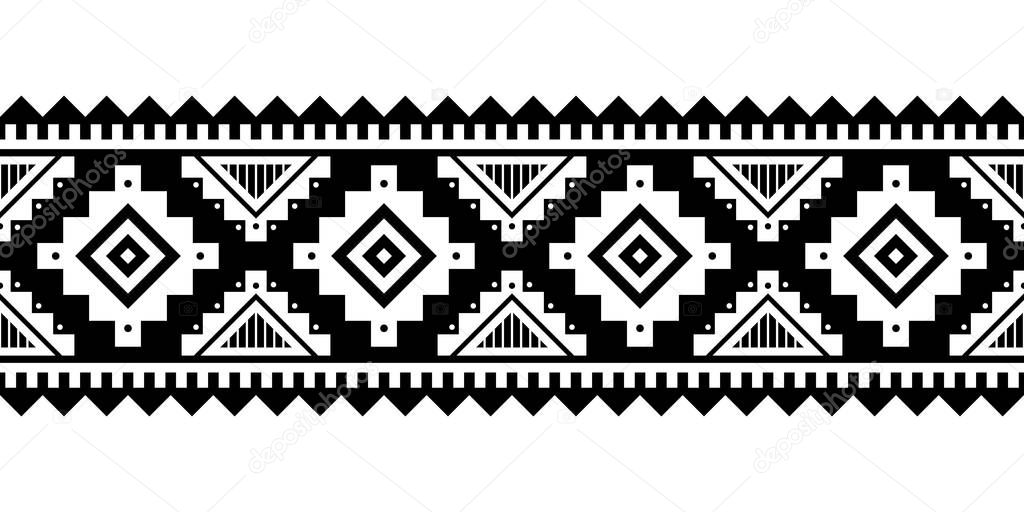 Aztec style vector ornament. 
