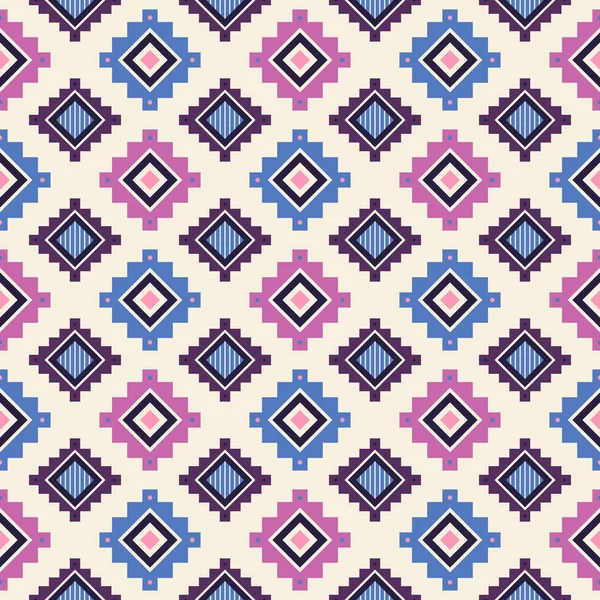 Modèle géométrique tribal sans couture . — Image vectorielle