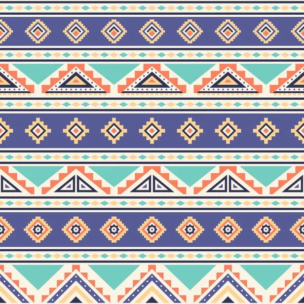 Tribal geometric seamless pattern. — Stock Vector