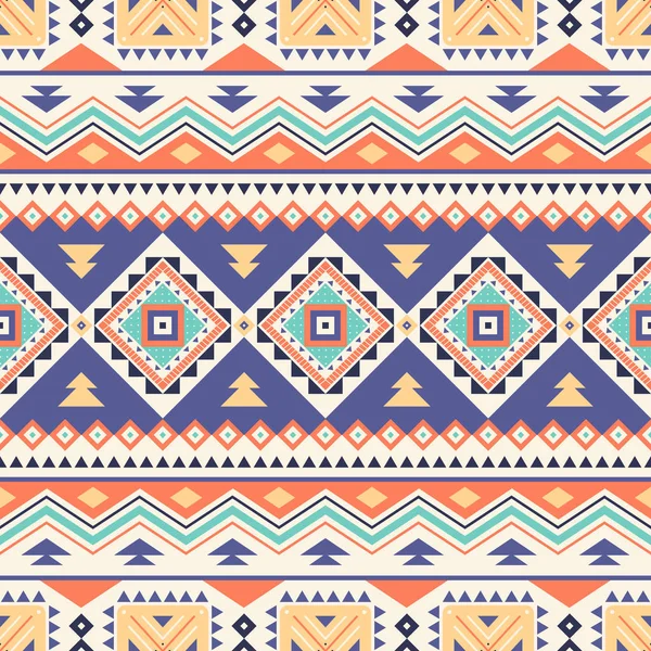 Tribal geometrische naadloze patroon. — Stockvector