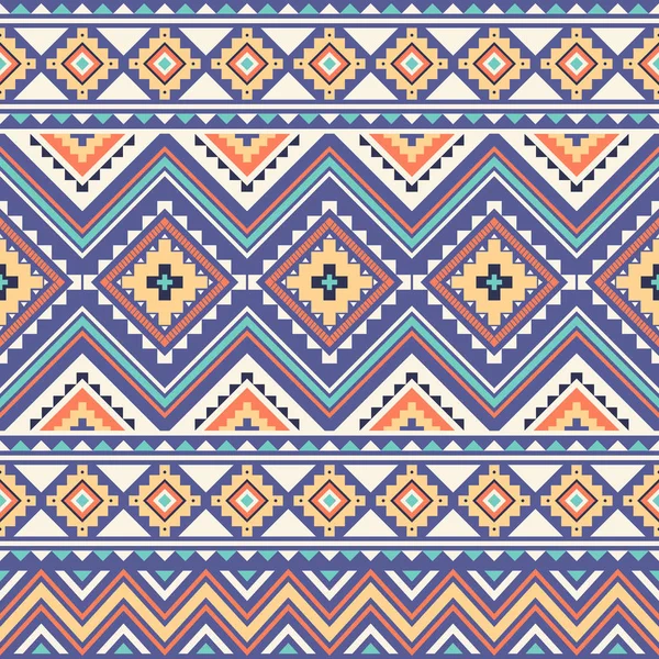 Modèle géométrique tribal sans couture . — Image vectorielle