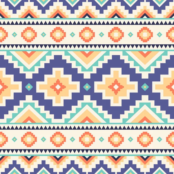 Tribal geometric seamless pattern. — Stock Vector