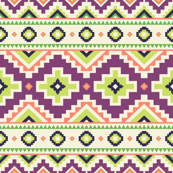 Tribal geometric seamless pattern. — Stock Vector