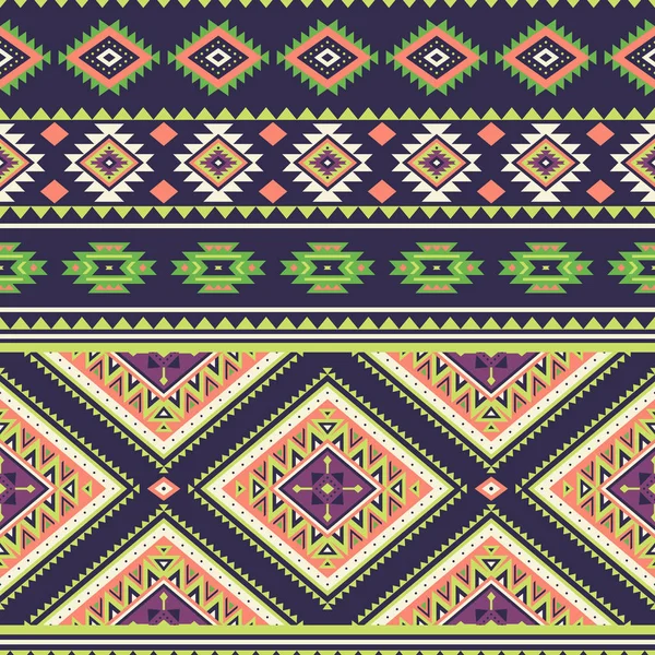 Tribal geometric seamless pattern. — Stock Vector