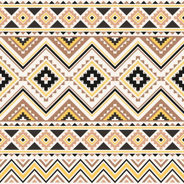 Tribal geometric seamless pattern. — Stock Vector