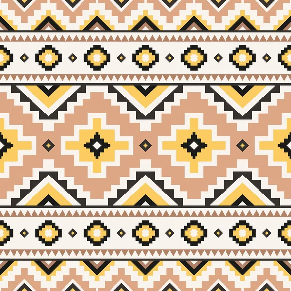 Tribal geometrische naadloze patroon. — Stockvector