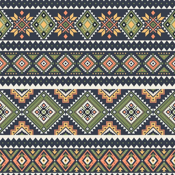 Modèle géométrique tribal sans couture . — Image vectorielle