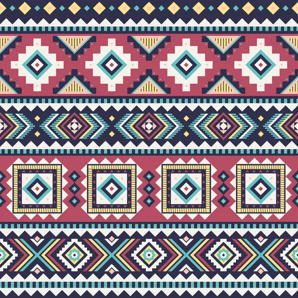 Tribal geometric seamless pattern. — Stock Vector