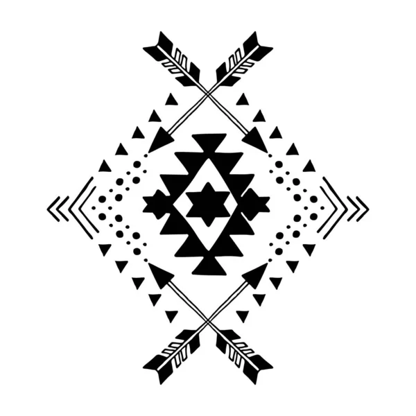 Élément vectoriel aztèque . — Image vectorielle
