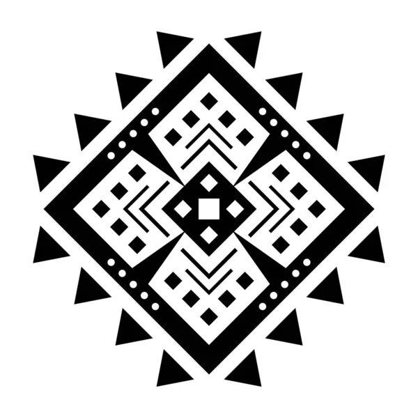 Elemento vectorial azteca . — Vector de stock