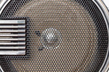 Eski Vintage kaset çalar yakın çekim fotoğrafı