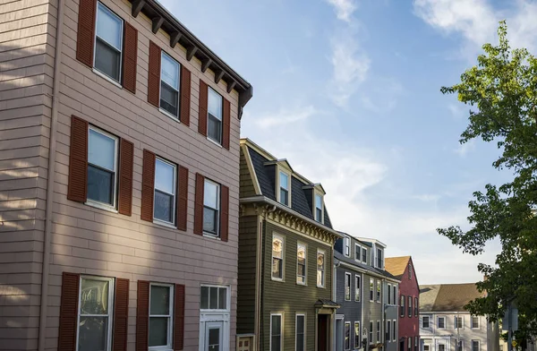 Nice Charlestown Distrito Área Residencial Perto Bunker Hill Boston Massachusetts — Fotografia de Stock