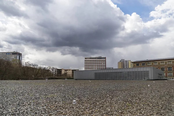 Berlin Germania Aprilie 2015 Vedere Topografia Terorii Muzeu Istorie Exterioară — Fotografie, imagine de stoc