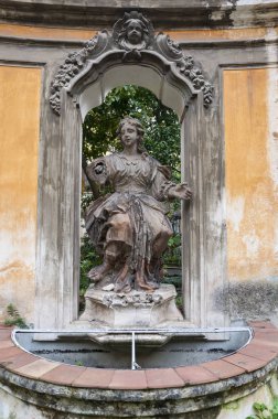 Naples, İtalya - 26 Ocak: içinde San Gregorio Armeno, üzerinde 26 Ocak 2014 Napoli'de manastır