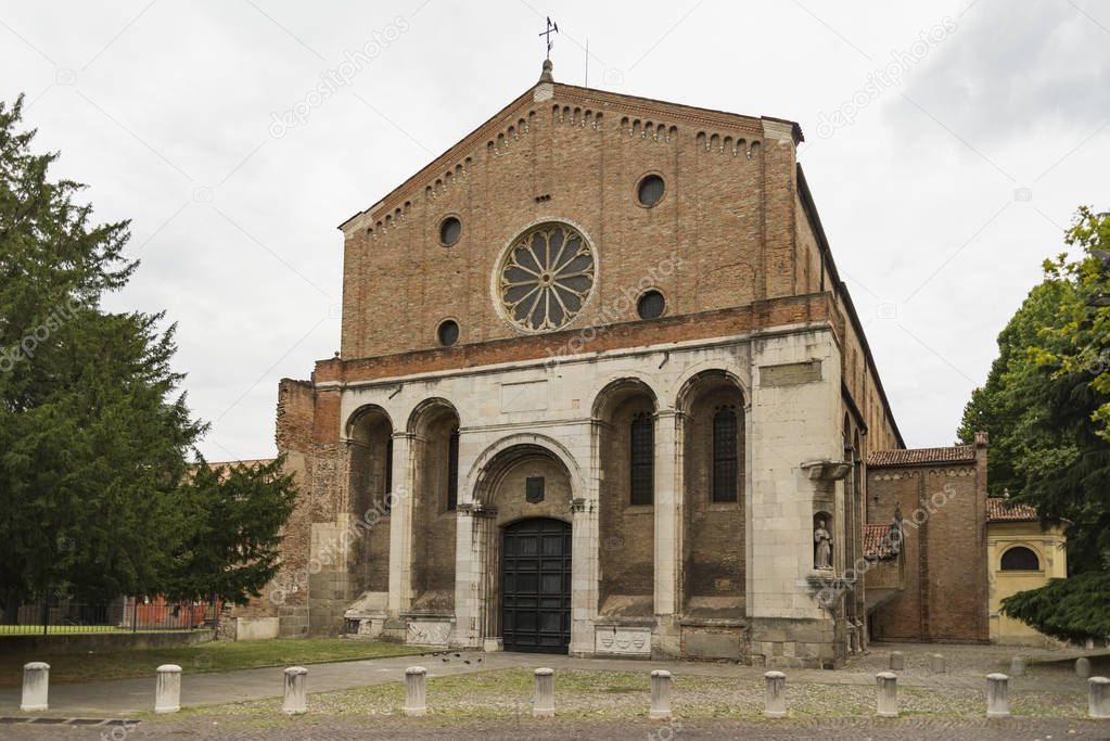 Scrovegni Chapel in Padua, Italy in summertime