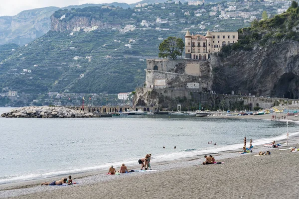 Vista Maiori Costa Amalfi Campania Italia — Foto de Stock