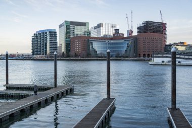 Bina şehir manzarası Boston, Massachusetts, ABD