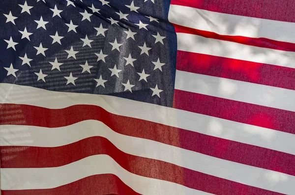Grunge amerykański o nazwie flaga paski piasek gwiazd — Zdjęcie stockowe