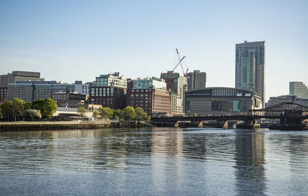 Boston Mei Skyline Van Downtown Panorama Mei 2018 Boston Massachusetts — Stockfoto