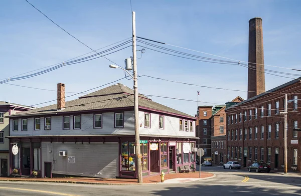 Amesbury Julho Ruas Prédio Antiga Histórica Cidade Amesbury Julho 2018 — Fotografia de Stock