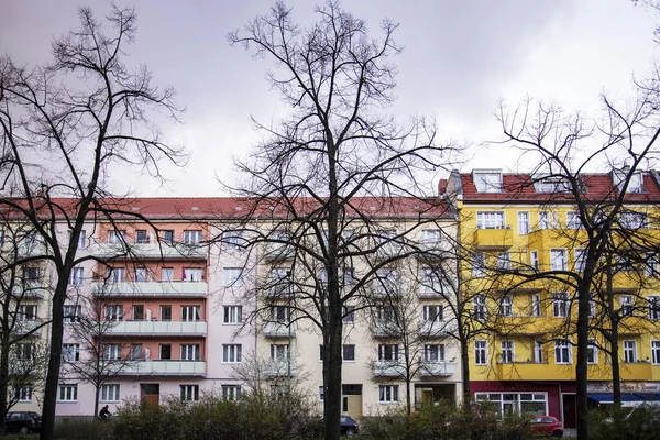 Berlín Abril Escenas Callejeras Edificios Abril 2015 Berlín Alemania — Foto de Stock