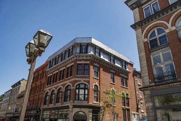 Vecchi edifici colorati a Quebec City, Canada — Foto Stock