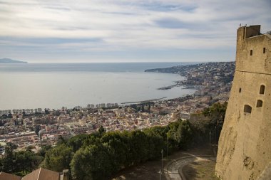 Sant Elmo Kalesi 'nden Napoli Manzarası