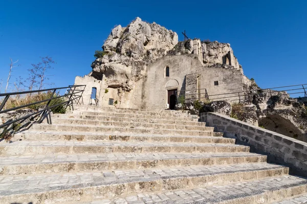 El casco antiguo de Matera, i Sassi, Italia —  Fotos de Stock