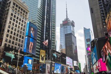 New York şehir merkezinde Time Square, ABD