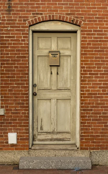 Porta principale di una casa a Portsmouth NH — Foto Stock