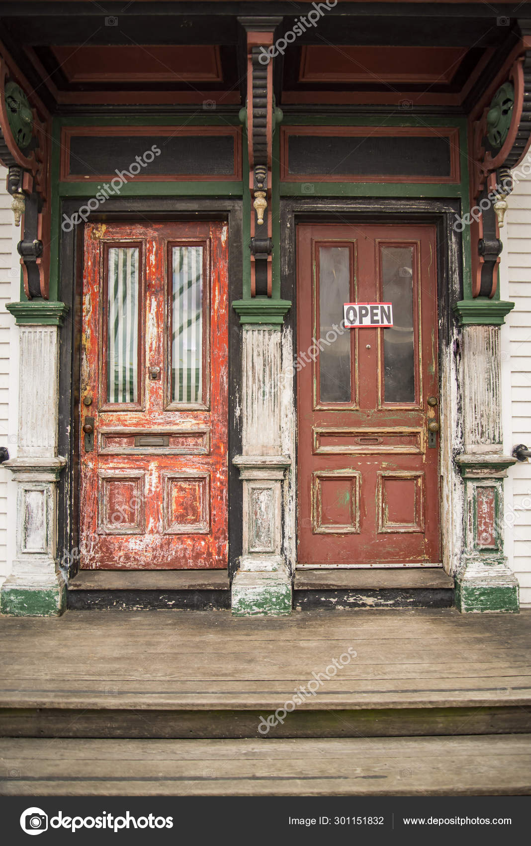 Front Door Of A House In Portsmouth Nh Stock Photo C Edella
