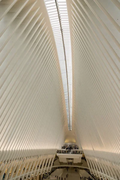 Vista del Oculus en el centro de Manhattan, Nueva York — Foto de Stock
