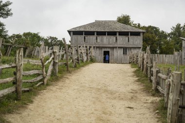 Plymouth, Ma de Plimoth plantasyon eski binalar