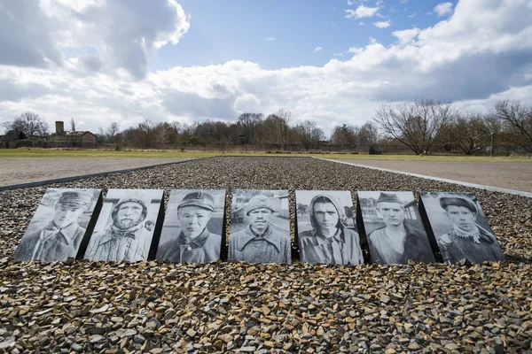 Nazistowski obóz koncentracyjny w Sachsenhausen, Niemcy — Zdjęcie stockowe