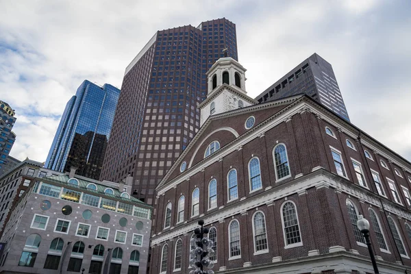 Boston, Massachusetts ABD şehrinde tarihi binalar — Stok fotoğraf