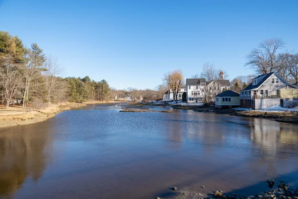 Frumoasă Vedere Asupra Peisajului Din Satul Kennebunkport Maine Statele Unite — Fotografie, imagine de stoc