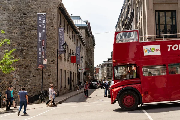 Montreal Quebec Kanada Mai 2017 Straßenleben Der Innenstadt Von Montreal — Stockfoto